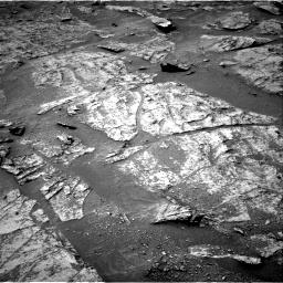 Nasa's Mars rover Curiosity acquired this image using its Right Navigation Camera on Sol 3345, at drive 1470, site number 92