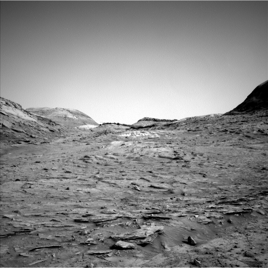Nasa's Mars rover Curiosity acquired this image using its Left Navigation Camera on Sol 3347, at drive 1656, site number 92