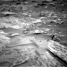 Nasa's Mars rover Curiosity acquired this image using its Right Navigation Camera on Sol 3347, at drive 1566, site number 92