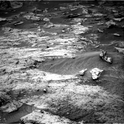 Nasa's Mars rover Curiosity acquired this image using its Right Navigation Camera on Sol 3347, at drive 1608, site number 92