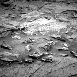 Nasa's Mars rover Curiosity acquired this image using its Left Navigation Camera on Sol 3349, at drive 1782, site number 92