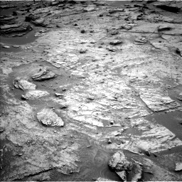 Nasa's Mars rover Curiosity acquired this image using its Left Navigation Camera on Sol 3349, at drive 1818, site number 92