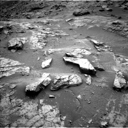Nasa's Mars rover Curiosity acquired this image using its Left Navigation Camera on Sol 3349, at drive 1908, site number 92