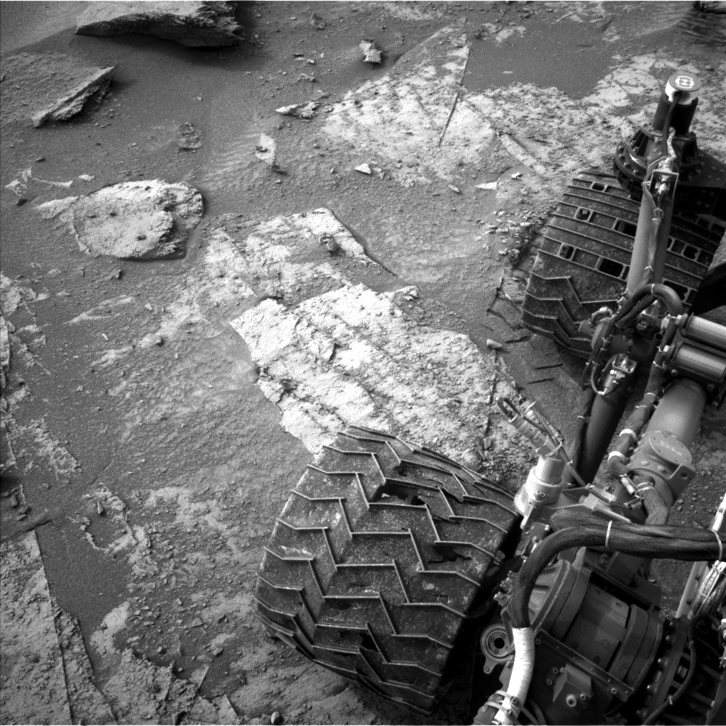 Nasa's Mars rover Curiosity acquired this image using its Left Navigation Camera on Sol 3349, at drive 1962, site number 92