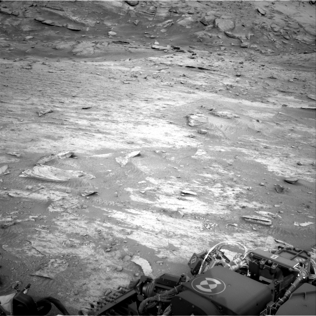 Nasa's Mars rover Curiosity acquired this image using its Right Navigation Camera on Sol 3349, at drive 1962, site number 92
