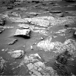 Nasa's Mars rover Curiosity acquired this image using its Right Navigation Camera on Sol 3353, at drive 2002, site number 92