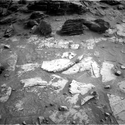 Nasa's Mars rover Curiosity acquired this image using its Left Navigation Camera on Sol 3356, at drive 2506, site number 92