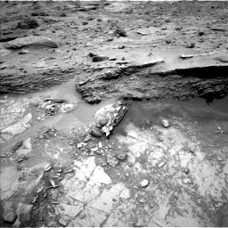 Nasa's Mars rover Curiosity acquired this image using its Left Navigation Camera on Sol 3363, at drive 2806, site number 92