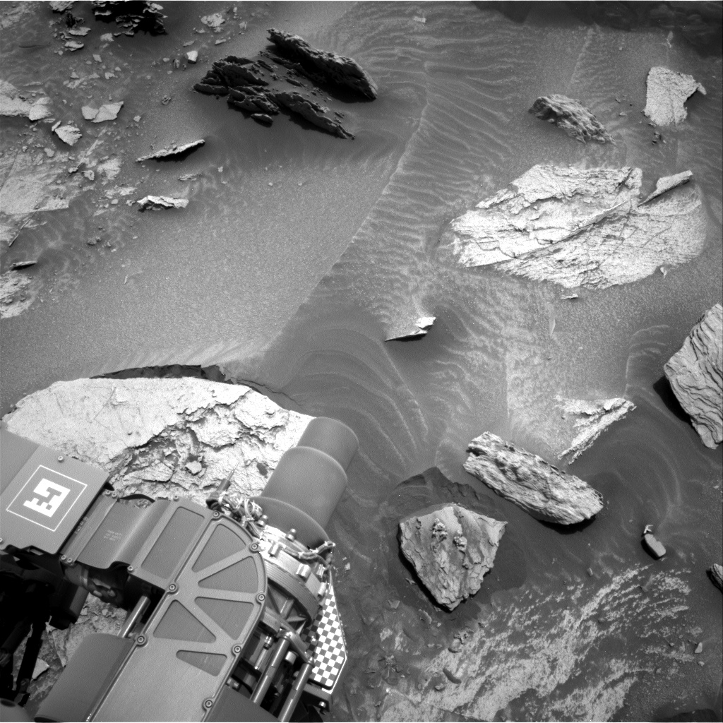 Nasa's Mars rover Curiosity acquired this image using its Right Navigation Camera on Sol 3363, at drive 2864, site number 92