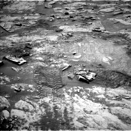 Nasa's Mars rover Curiosity acquired this image using its Left Navigation Camera on Sol 3365, at drive 2876, site number 92