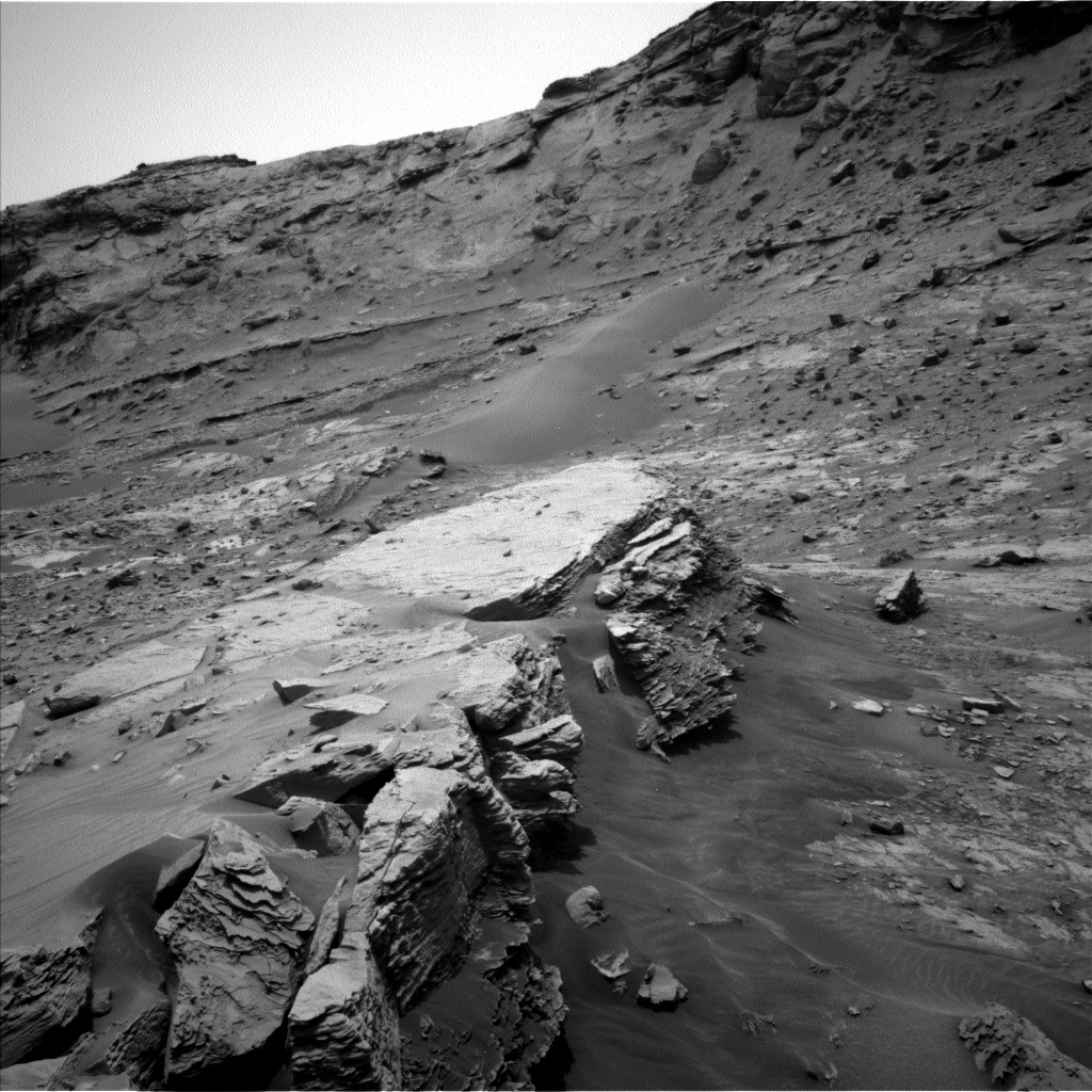 Nasa's Mars rover Curiosity acquired this image using its Left Navigation Camera on Sol 3365, at drive 2916, site number 92