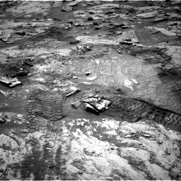 Nasa's Mars rover Curiosity acquired this image using its Right Navigation Camera on Sol 3365, at drive 2880, site number 92