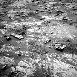 Nasa's Mars rover Curiosity acquired this image using its Left Navigation Camera on Sol 3367, at drive 2934, site number 92