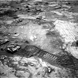 Nasa's Mars rover Curiosity acquired this image using its Left Navigation Camera on Sol 3369, at drive 3024, site number 92