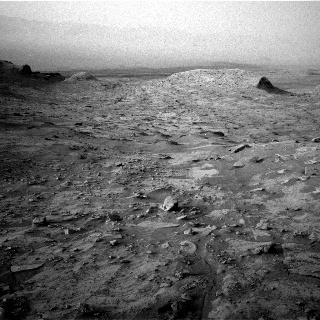 Nasa's Mars rover Curiosity acquired this image using its Left Navigation Camera on Sol 3369, at drive 3072, site number 92