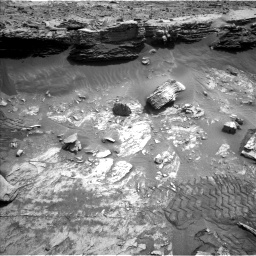 Nasa's Mars rover Curiosity acquired this image using its Left Navigation Camera on Sol 3372, at drive 3078, site number 92