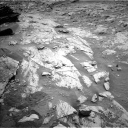 Nasa's Mars rover Curiosity acquired this image using its Left Navigation Camera on Sol 3372, at drive 3120, site number 92
