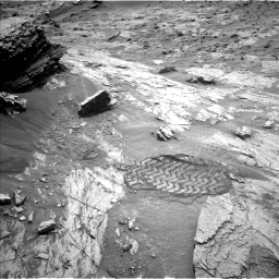 Nasa's Mars rover Curiosity acquired this image using its Left Navigation Camera on Sol 3372, at drive 3162, site number 92