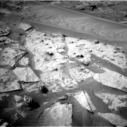 Nasa's Mars rover Curiosity acquired this image using its Left Navigation Camera on Sol 3376, at drive 78, site number 93