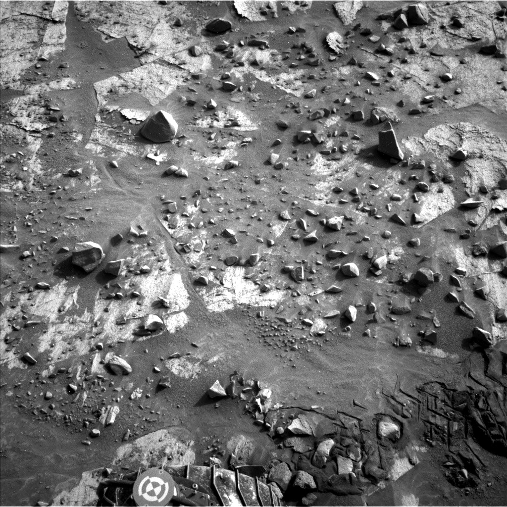 Nasa's Mars rover Curiosity acquired this image using its Left Navigation Camera on Sol 3376, at drive 166, site number 93
