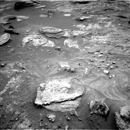 Nasa's Mars rover Curiosity acquired this image using its Left Navigation Camera on Sol 3381, at drive 1036, site number 93