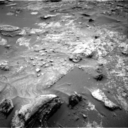 Nasa's Mars rover Curiosity acquired this image using its Right Navigation Camera on Sol 3381, at drive 1042, site number 93