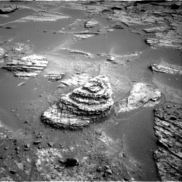 Nasa's Mars rover Curiosity acquired this image using its Right Navigation Camera on Sol 3381, at drive 1192, site number 93