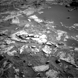 Nasa's Mars rover Curiosity acquired this image using its Left Navigation Camera on Sol 3383, at drive 1454, site number 93