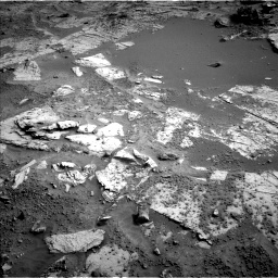 Nasa's Mars rover Curiosity acquired this image using its Left Navigation Camera on Sol 3383, at drive 1460, site number 93