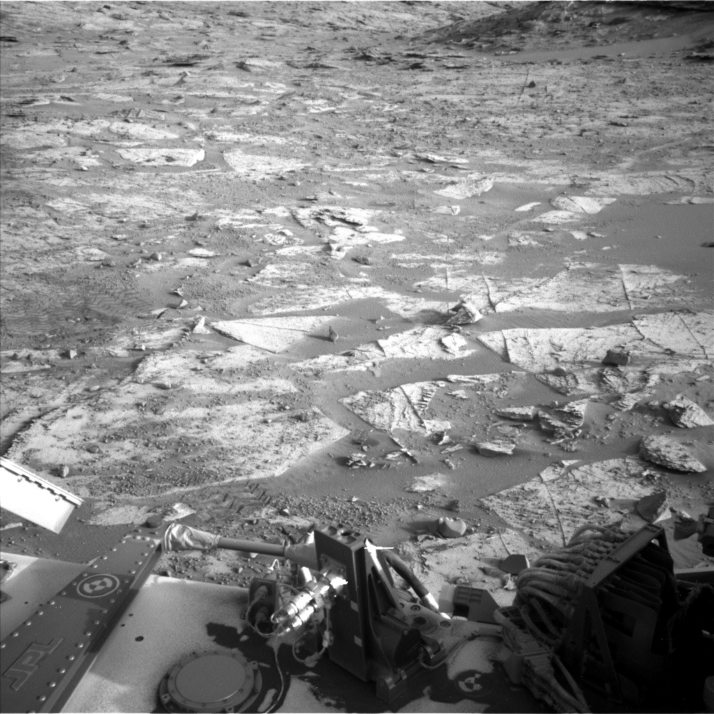 Nasa's Mars rover Curiosity acquired this image using its Left Navigation Camera on Sol 3383, at drive 1568, site number 93