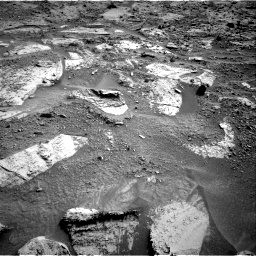 Nasa's Mars rover Curiosity acquired this image using its Right Navigation Camera on Sol 3383, at drive 1370, site number 93