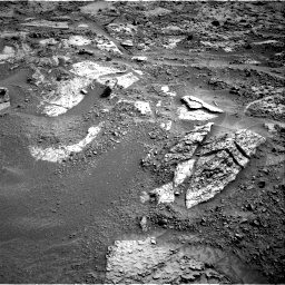 Nasa's Mars rover Curiosity acquired this image using its Right Navigation Camera on Sol 3383, at drive 1388, site number 93