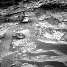 Nasa's Mars rover Curiosity acquired this image using its Left Navigation Camera on Sol 3387, at drive 1796, site number 93