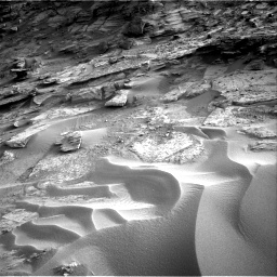 Nasa's Mars rover Curiosity acquired this image using its Right Navigation Camera on Sol 3387, at drive 1808, site number 93
