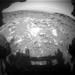 Nasa's Mars rover Curiosity acquired this image using its Front Hazard Avoidance Camera (Front Hazcam) on Sol 3390, at drive 1962, site number 93