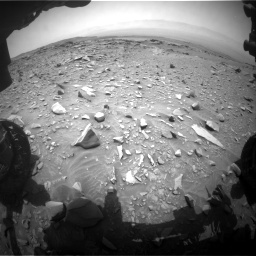 Nasa's Mars rover Curiosity acquired this image using its Front Hazard Avoidance Camera (Front Hazcam) on Sol 3390, at drive 2052, site number 93