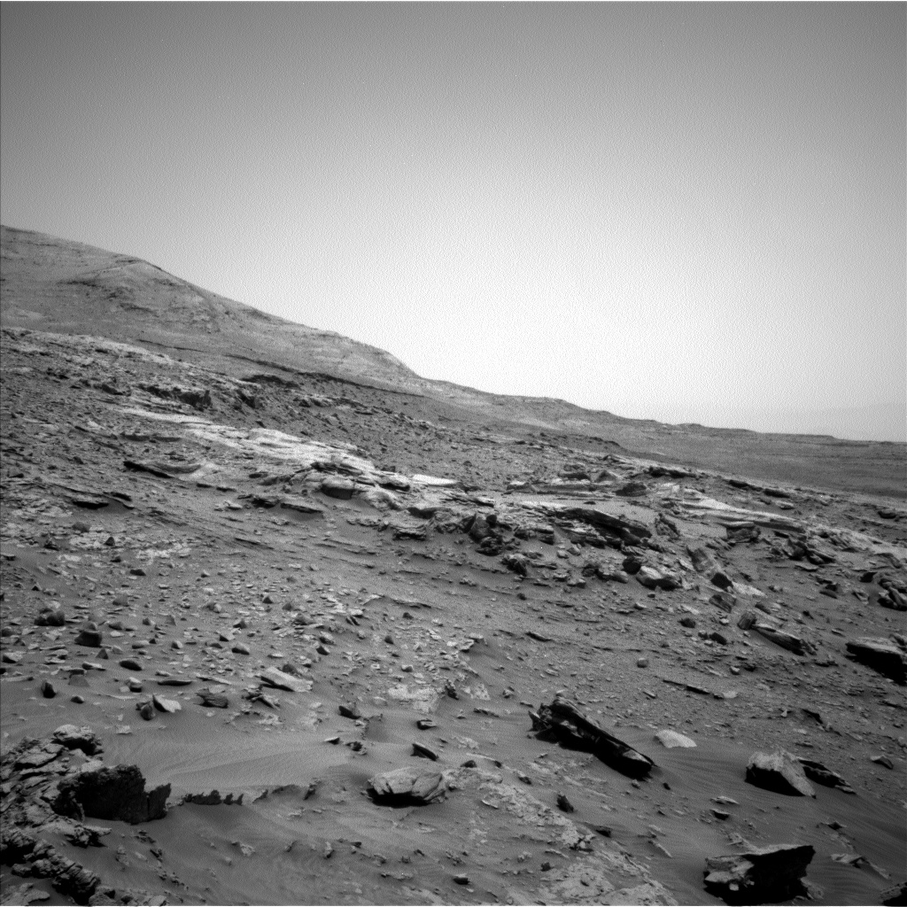 Nasa's Mars rover Curiosity acquired this image using its Left Navigation Camera on Sol 3393, at drive 2164, site number 93