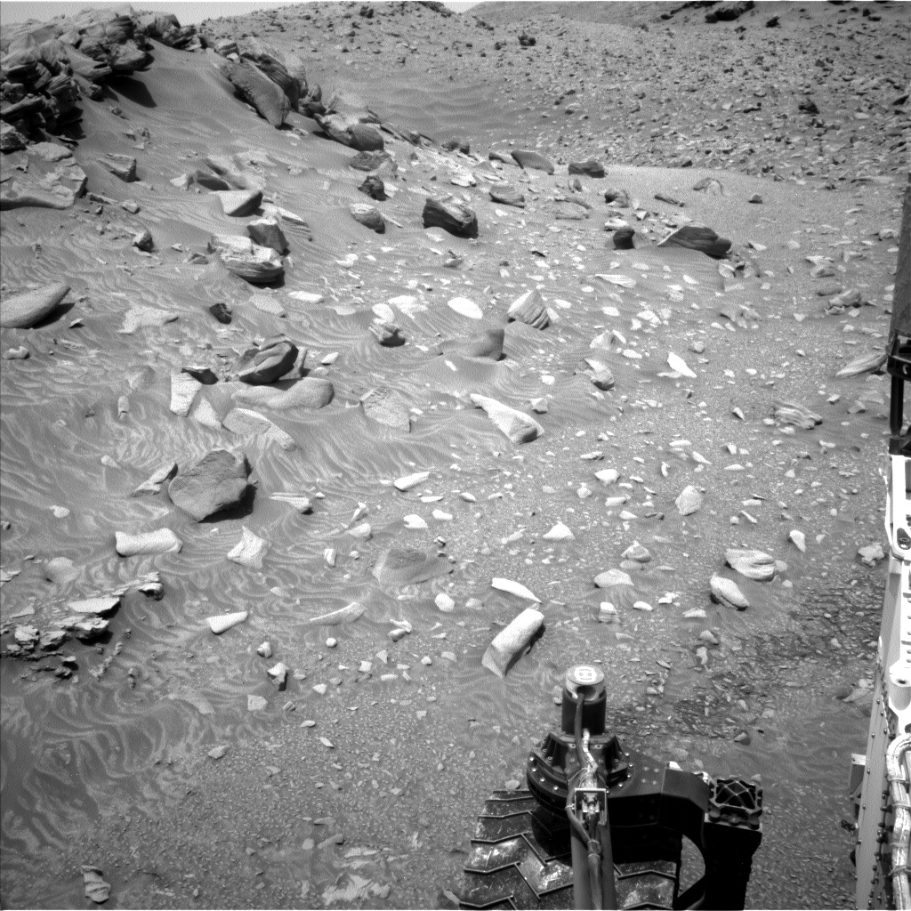 Nasa's Mars rover Curiosity acquired this image using its Left Navigation Camera on Sol 3393, at drive 2164, site number 93