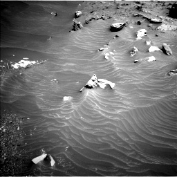 Nasa's Mars rover Curiosity acquired this image using its Left Navigation Camera on Sol 3397, at drive 2410, site number 93