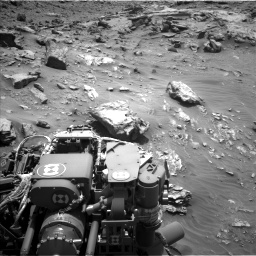 Nasa's Mars rover Curiosity acquired this image using its Left Navigation Camera on Sol 3397, at drive 2440, site number 93