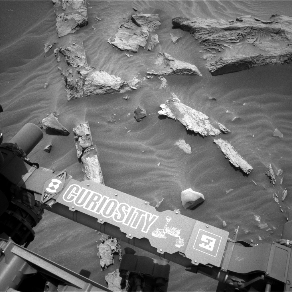 Nasa's Mars rover Curiosity acquired this image using its Left Navigation Camera on Sol 3400, at drive 2566, site number 93