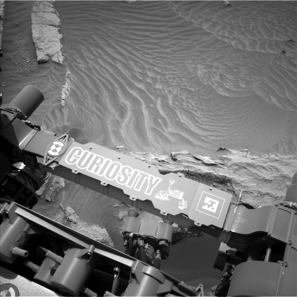 Nasa's Mars rover Curiosity acquired this image using its Left Navigation Camera on Sol 3401, at drive 2578, site number 93