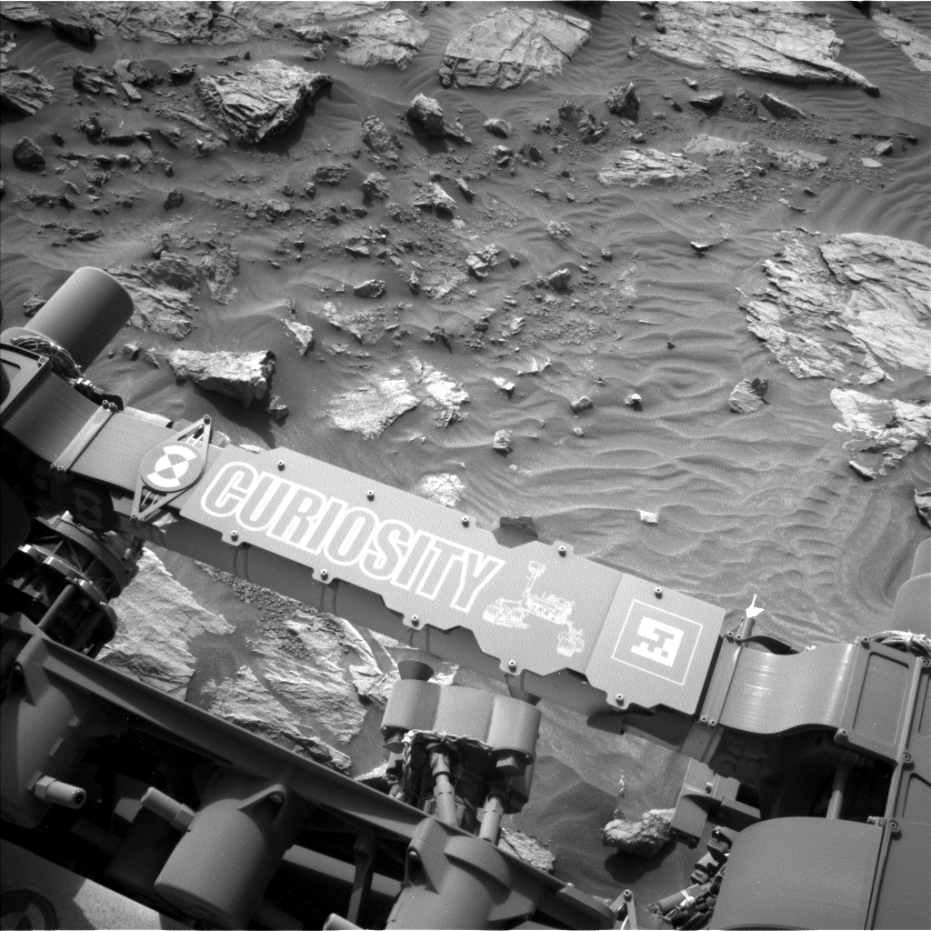 Nasa's Mars rover Curiosity acquired this image using its Left Navigation Camera on Sol 3403, at drive 2626, site number 93