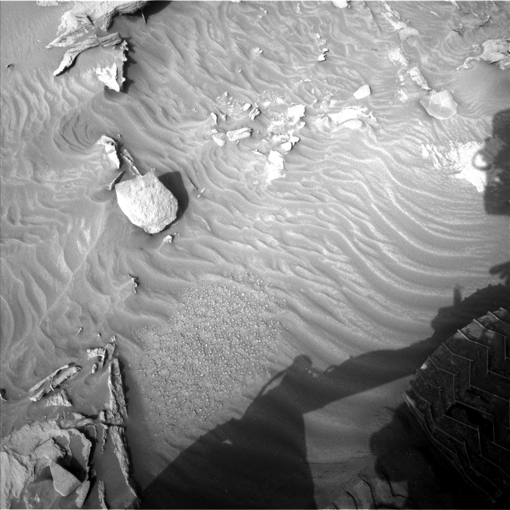 Nasa's Mars rover Curiosity acquired this image using its Left Navigation Camera on Sol 3403, at drive 2626, site number 93