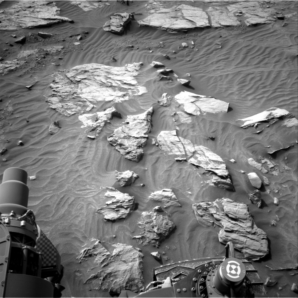 Nasa's Mars rover Curiosity acquired this image using its Right Navigation Camera on Sol 3403, at drive 2626, site number 93