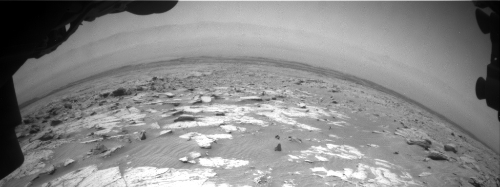 Nasa's Mars rover Curiosity acquired this image using its Front Hazard Avoidance Camera (Front Hazcam) on Sol 3411, at drive 2662, site number 93