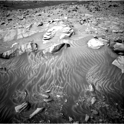 Nasa's Mars rover Curiosity acquired this image using its Right Navigation Camera on Sol 3413, at drive 2822, site number 93
