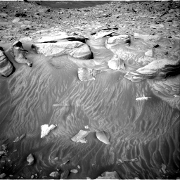 Nasa's Mars rover Curiosity acquired this image using its Right Navigation Camera on Sol 3413, at drive 2864, site number 93