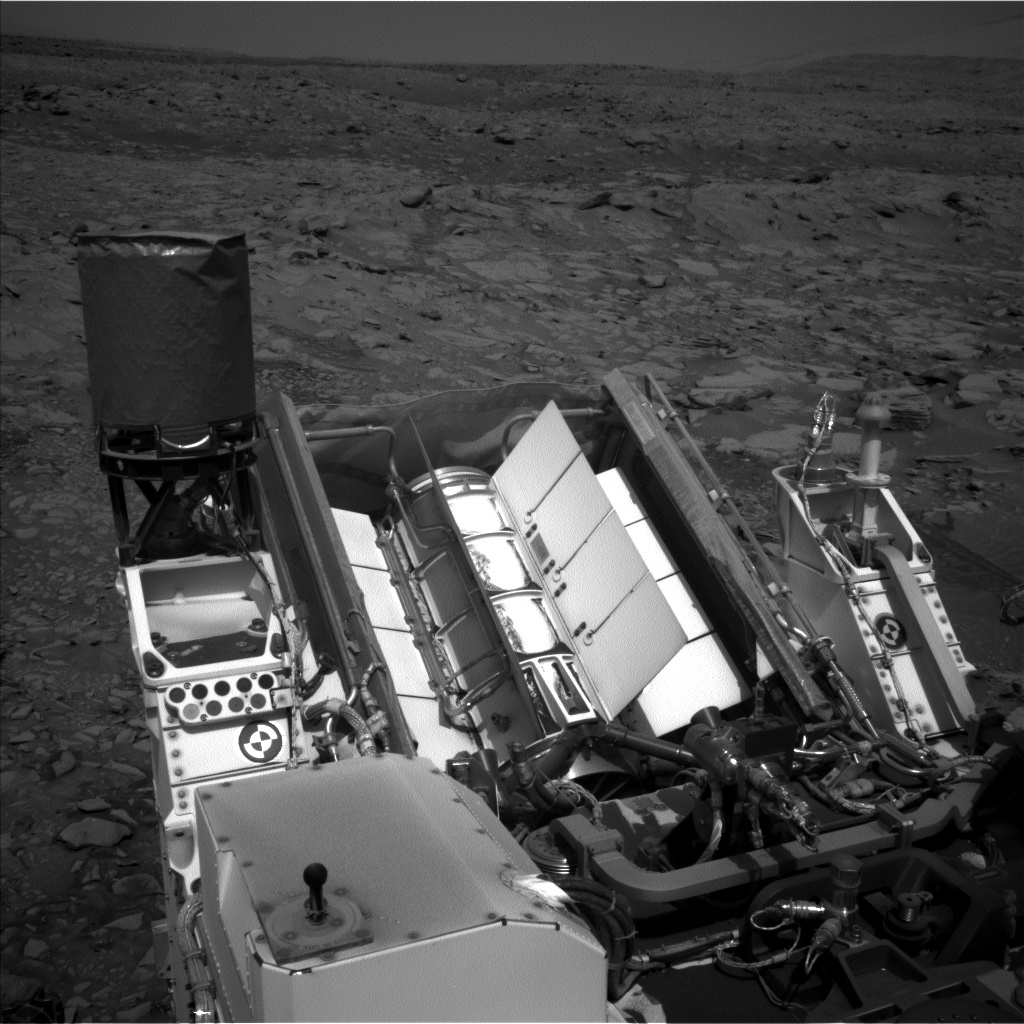 Nasa's Mars rover Curiosity acquired this image using its Left Navigation Camera on Sol 3424, at drive 0, site number 94