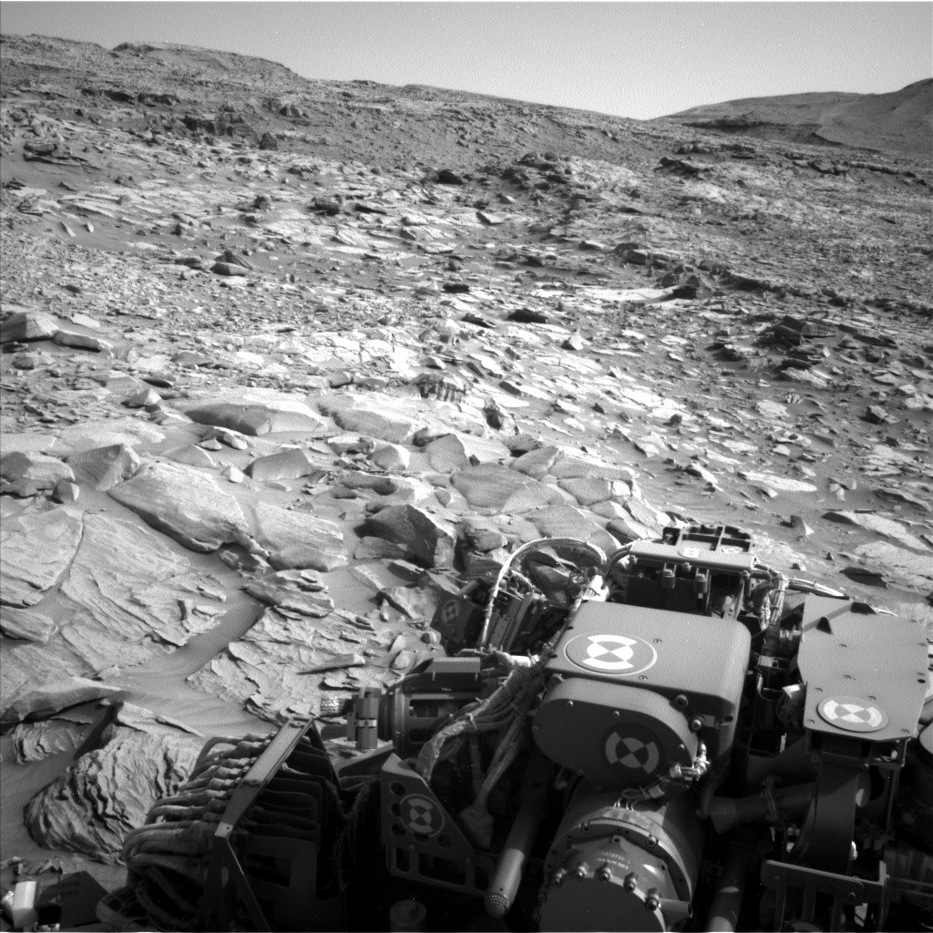 Nasa's Mars rover Curiosity acquired this image using its Left Navigation Camera on Sol 3435, at drive 186, site number 94